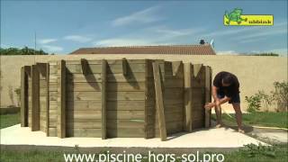 Piscine bois Ubbink Octogonale [upl. by Shanly931]