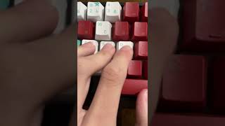 Cherry MX Speed Silver  WASD Sound Test [upl. by Carola]