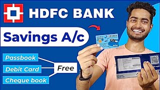 HDFC Bank Account Opening Online 2024  How to Open HDFC Bank Account Online  HDFC Bank [upl. by Mylander]