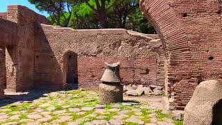 Ostia Antica Rome Walking Tour Natural Sound [upl. by Canada459]