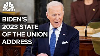 President Joe Biden delivers 2023 State of the Union address to Congress — 2723 [upl. by Aloibaf]