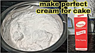 make perfect whipping cream for cake with all tips shorts ytshorts shortsfeed SoumyaCRecipes [upl. by Biggs]