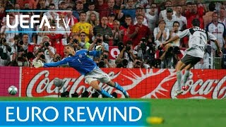 EURO 2004 highlights Portugal edge England in penalty drama [upl. by Atineb709]