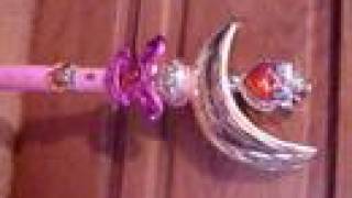 Sailor Moon Crescent Wand Spiral Scepter Heart Rod Musical [upl. by Eeryk]