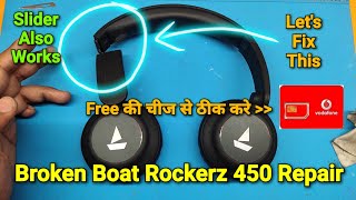 Broken Boat Rockerz 450 Headphone Fix At Home  Using Basic Tools [upl. by Legim]