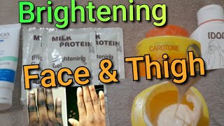 How To BrighteningLightening Face Promix Idole Lightening Lotion [upl. by Yelkrab71]