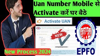 UAN Activate kaise kare  How to activate Uan Number  uan no kaise activate kare New Process  UAN [upl. by Sukul]