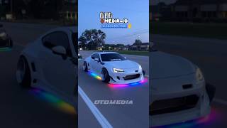 Toyota 86 stance low and glow🤍😍 toyota 86 camber menyala👍 automobile toyota 86 reaction jdm [upl. by Ettelocin941]