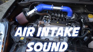 Air intake sound  KampN RR3002  Fiat Punto [upl. by Huckaby]