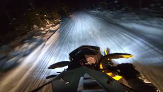 Snowmobiling Lake George to Lake Luzerne 1718 [upl. by Siron415]