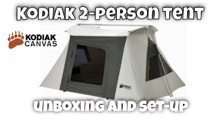 6086 Kodiak 2Person Tent Unboxing and Setup [upl. by Engelbert]