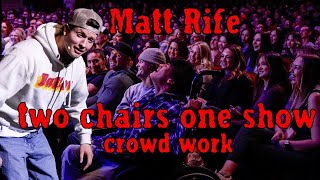 2 CHAIRS 1 SHOW  crowd work [upl. by Outlaw275]