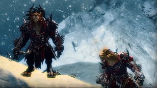 GW2 The Icebrood Saga  Bound by Blood  Bangar Addresses His Troops Final Cutscene [upl. by Eiderf864]