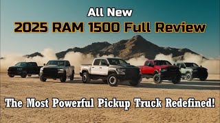 2025 Ram 1500  more powerful more fuelefficient Hurricane engine family unveiled [upl. by Savvas]