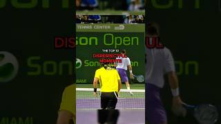 TOP 10 DISRESPECTFUL MOMENTS in TENNIS 🎾 tennis shorts [upl. by Kevon]