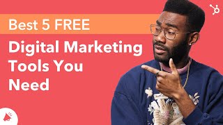 Best 5 FREE Digital Marketing Tools You Need [upl. by Nicolle]