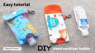 Diy hand sanitizer holder  Easy hand sanitizer holder  Hand sanitizer keychain [upl. by Ardiek]