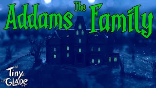 Addams Family Mansion  Tiny Glade Longplay ASMR  Full Build  No Commentary [upl. by Ynnel]