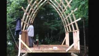 Bow roof cabin Cheap strong and light weight [upl. by Diogenes]