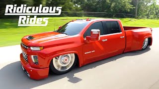 I Slammed A 2020 Chevy Silverado  And Its Epic  RIDICULOUS RIDES [upl. by Suter]