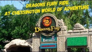 Dragons Fury Ride at Chessington World Of Adventure [upl. by Hareenum]