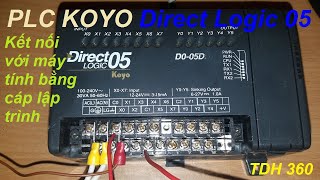 PLC Koyo kết nối lập trình [upl. by Eisnyl166]