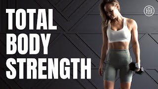 Total Body STRENGTH Workout  Dumbbell Supersets [upl. by Navoj]