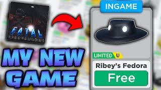 Announcing My NEW Roblox Game amp FREE UGC Fedora Roblox Lethal Company [upl. by Fulvia801]