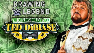 DRAWING WWE LEGEND TED DIBIASE [upl. by Annoid]