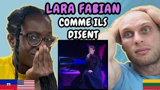 REACTION TO Lara Fabian  Comme Ils Disent Live 2003  FIRST TIME HEARING [upl. by Anibla680]