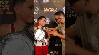 Giovanni quotNyquilquot Nickelz interview after winning his fight [upl. by Aziza]