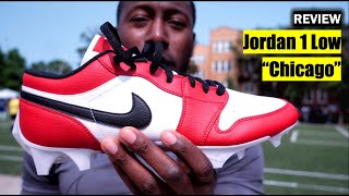 Jordan 1 Low Vapor TD Football Cleat Review [upl. by Orpheus]