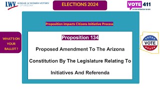 2024 Whats on Your ballot Proposititon 134 [upl. by Leanahtan]