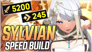 SYLVIAN IS STRONG with SPEED BUILD 5200 ATK amp 245 SPD  Epic Seven [upl. by Leupold]