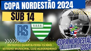 COPA NORDESTAO SUB 14  RS FUTEBOL X SETE DE SETEMBRO [upl. by Douglass]