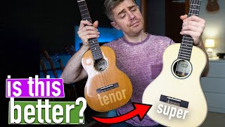 I Bought A Super Tenor Ukulele  Did I Make a Mistake Makai vs Kala [upl. by Sheffy]