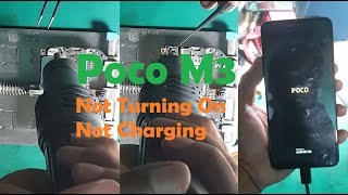 Poco M3 Not Turning On Not Charging [upl. by Nessa]