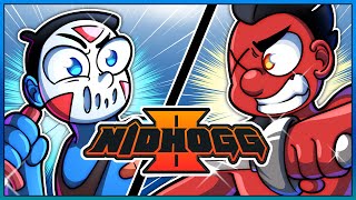 HOW HAVE WE NEVER PLAYED THIS GAME  NIDHOGG 2 1v1 VS Cartoonz [upl. by Marian889]