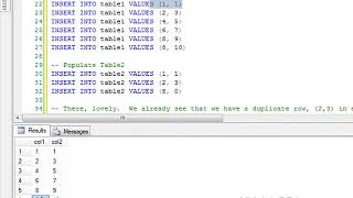 Insert Nonduplicate Rows [upl. by Isla]