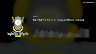 Improving Your Warehouse Management System Vocabulary [upl. by Kcirdle]