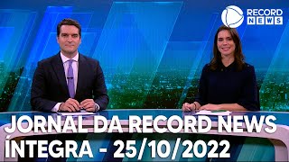 Jornal da Record News  25102022 [upl. by Dail711]