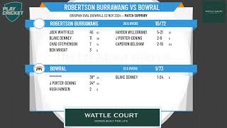 Robertson Burrawang v Bowral 1st Grade [upl. by Ahsead]