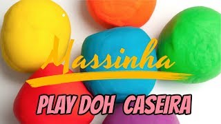 Como fazer massinha PLAY DOH em casa [upl. by Mcclees]