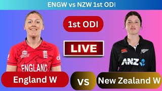 Live  England Women vs New Zealand Women  SLW vs WIW 1st ODI ENGW vs NZW 2024 [upl. by Acina]