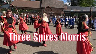 Three Spires Morris dance quotGrenosidequot at St Georges Day of Dance at Walsall Arboretum [upl. by Dorthy]