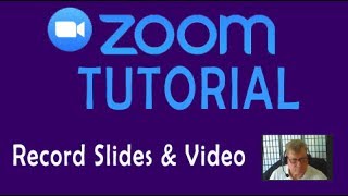 Zoom Tutorial 2 Recording a PowerPoint amp Video with the Zoom Video Conferencing Tool [upl. by Zindman409]