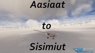 Exploring the wild coast of Greenland without Autopilot MSFS2020 Greenland Bushtrip Part 3 [upl. by Ellenoj]