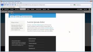 Drupal 7 tutorial Admin Tour [upl. by Nodnyl]