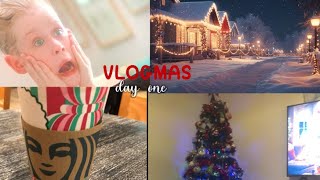 Vlogmas Day1 ❄️   online school christmas movies haul  mayluvsya [upl. by Tacy391]