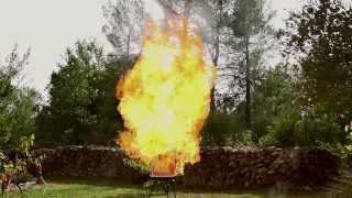 Sony FS700 EXPLOSION de gaz 240fps1080p [upl. by Menedez]